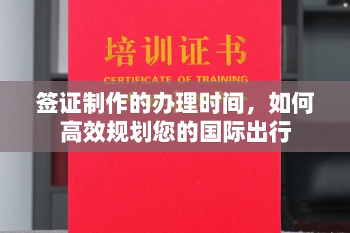 城固签证制作的办理时间，如何高效规划您的国际出行
