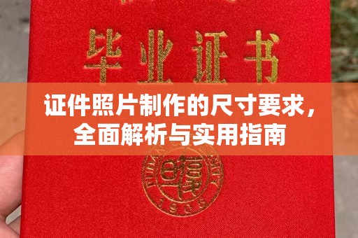 城固证件照片制作的尺寸要求，全面解析与实用指南