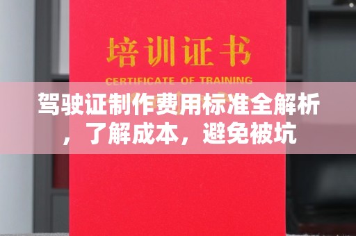 城固驾驶证制作费用标准全解析，了解成本，避免被坑