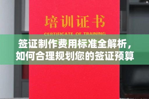 城固签证制作费用标准全解析，如何合理规划您的签证预算？