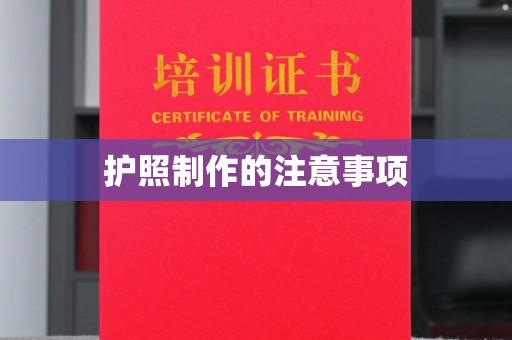 城固护照制作的注意事项